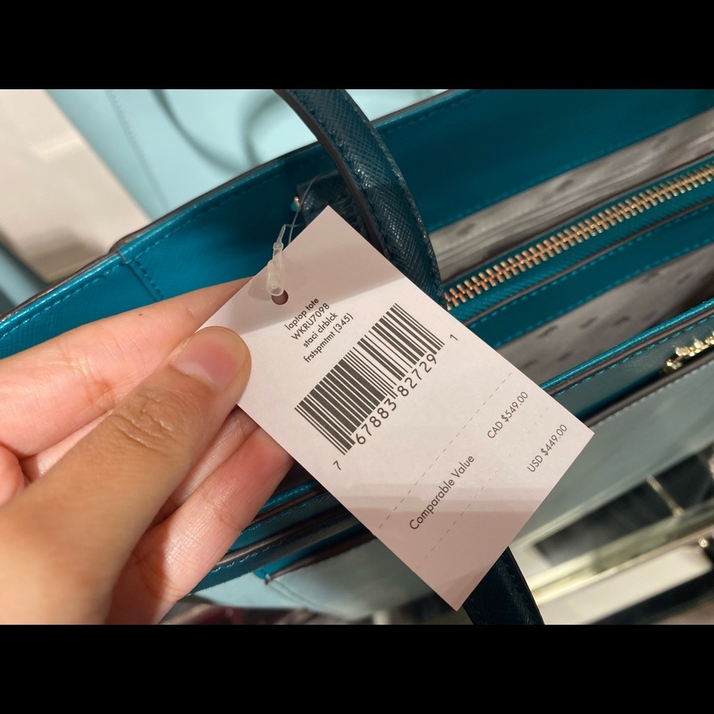 KATE SPADE LAPTOP TOTE AND ZIP WALLET STACI CLRBLK - Picture 4 of 4